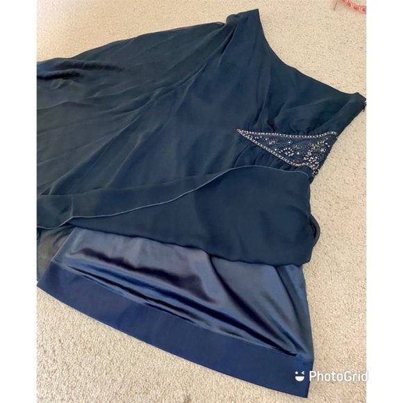 Free People Deep Sapphire one shoulder dress - Picture 12 of 12